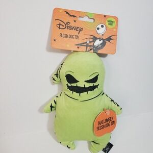 Disney Halloween Dog Toy, Nightmare Before Christmas Oogie Boogie Green Plush 8"